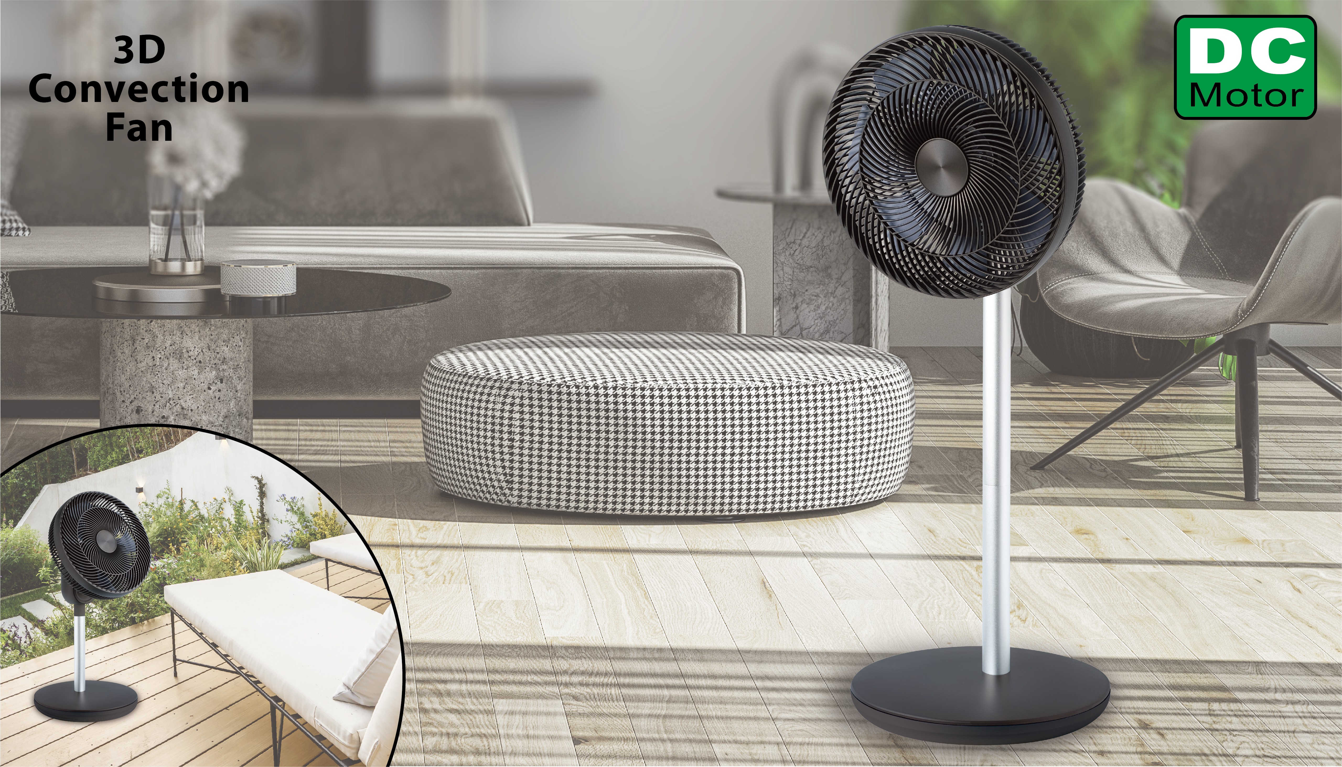 origo CF1819 3D Convection Stand Fan